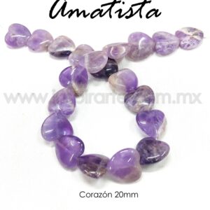 Amatista Corazón 20mm