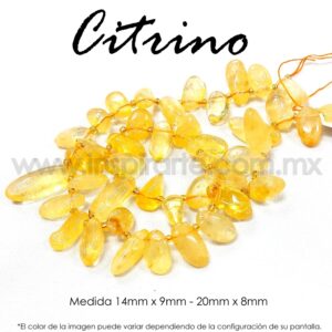 Citrino Gotas Irregulares