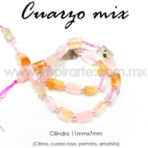 Mix de Cuarzos, cilindro 11mm x 7mm