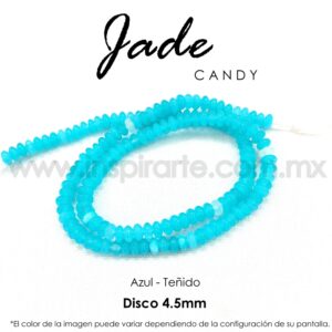 Jade Candy Azul, disco 4.5mm x 2mm