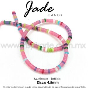 Jade Candy Mix, Disco 4.5mm x 2mm