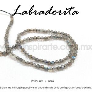 Labradorita, bola lisa 3.5mm