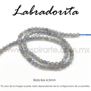 Labradorita, bola lisa 4.5mm